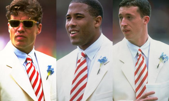 He told Sale Sharks not to wear white suits in a dig at Liverpool's 1996 FA Cup attire