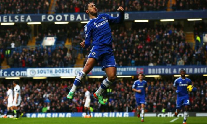 Eden Hazard scores for Chelsea