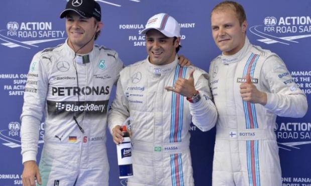 Massa claims shock pole for first time in six years