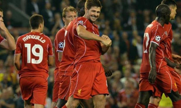 Liverpool 2-1 Ludogorets: Late Gerrard penalty gives Reds winning start to Champions League return