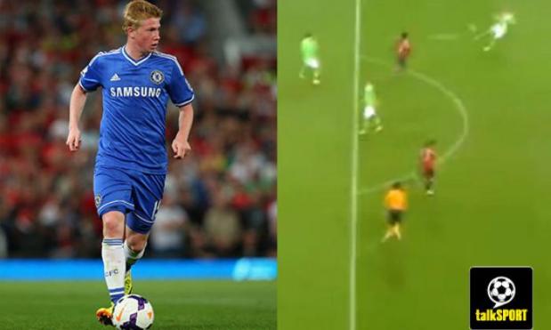Kevin De Bruyne scores a great goal for Wolfsburg