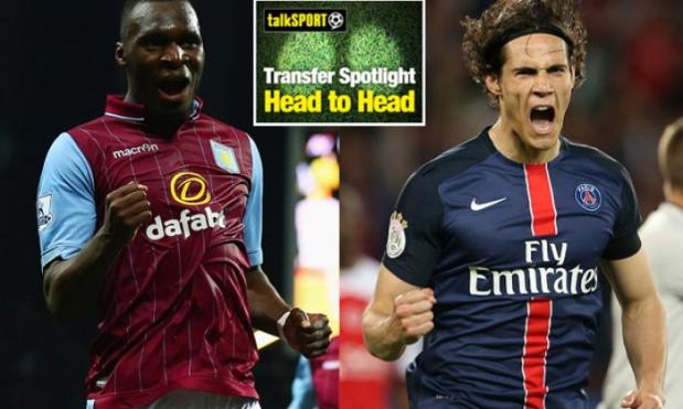 Manchester United transfer targets Christian Benteke and Edinson Cavani