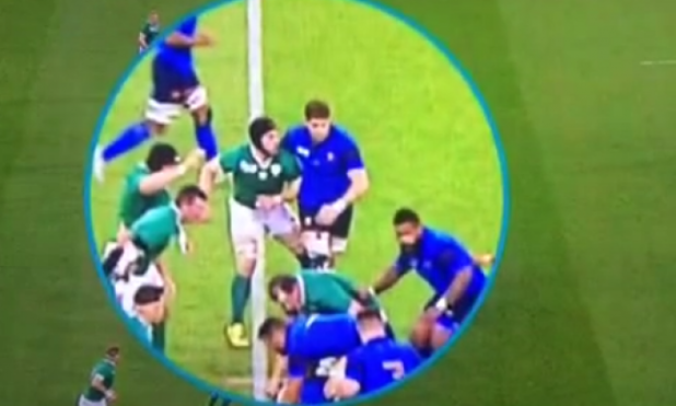 VIDEO: Ireland flanker Sean O'Brien punches France's Pascal Pape in Rugby World Cup clash