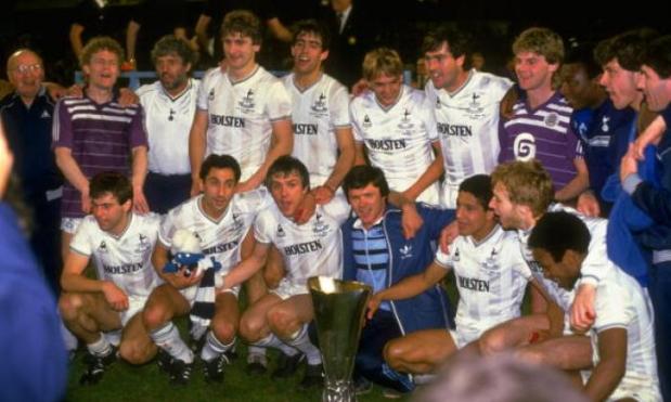 Tottenham v Anderlecht in the 1984 UEFA Cup final