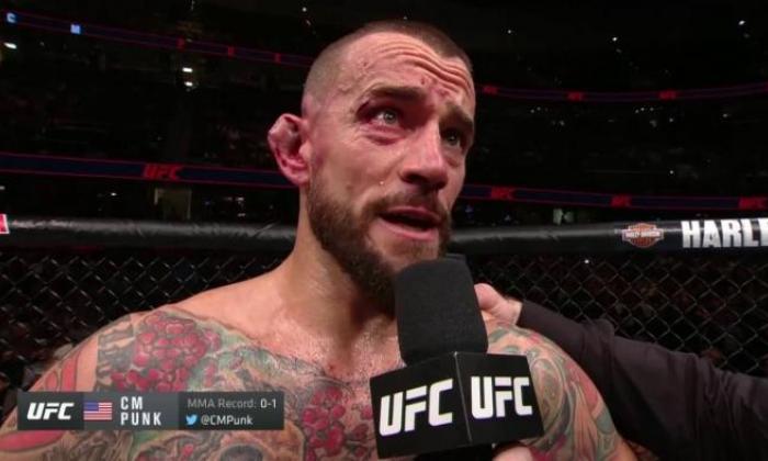 CM Punk: Highly unlikely to be on board for a glorious return to WWE [Pic: UFC YouTube]