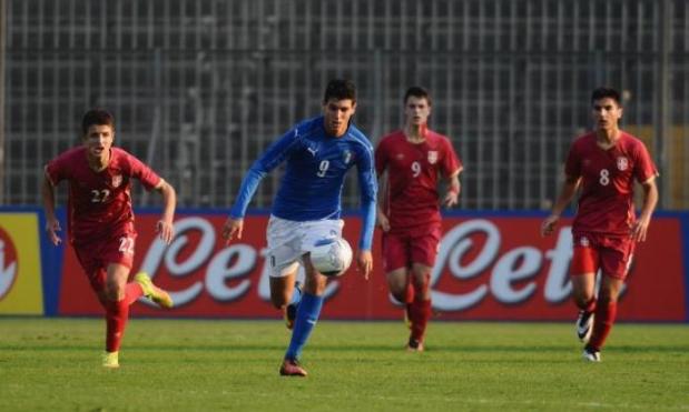 Manchester United and Manchester City BLOW! Juventus make move to sign Italian teen sensation Pietro Pellegri
