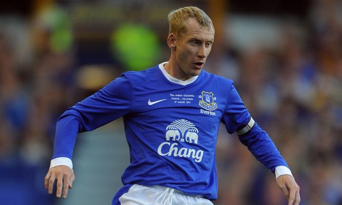 Tony Hibbert scored his first Everton ‘goal’ in his 309th appearance