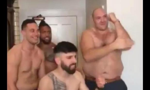 VIDEO: Tyson Fury performs shirtless HAKA with Joseph Parker