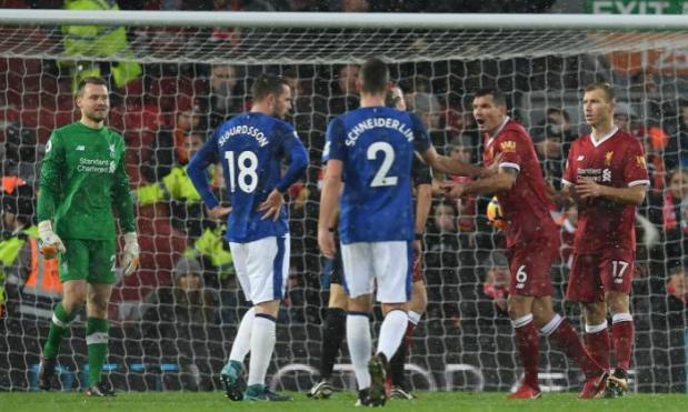 Jurgen Klopp insists referee Craig Pawson was wrong to award Everton penalty