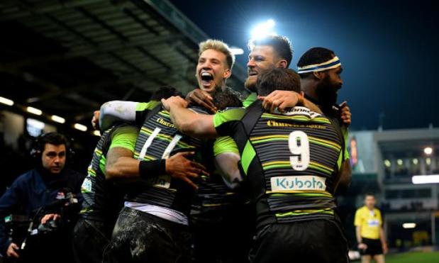 Northampton 34-21 Clermont Auvergne: Five tries from Saints secures win over French side in Champions Cup