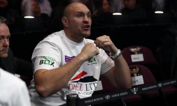 Watch the hilarious footage of Tyson Fury marching and singing with fans after epic Groves v Eubank Jr. fight