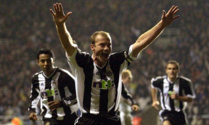 Alan Shearer was voted third and holds the all-time top Premier League goal scoring record