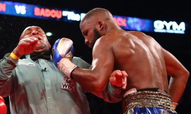 Watch: World champion boxer accidentally punches two referees in two separate fights