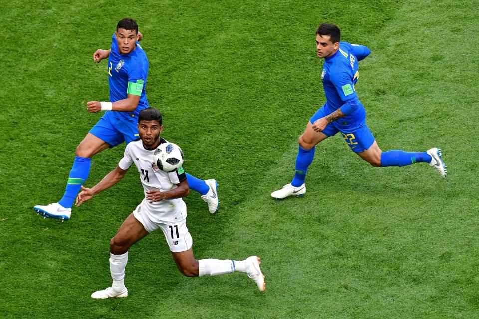  Costa Rica defended well but weren't too effective on the counter.