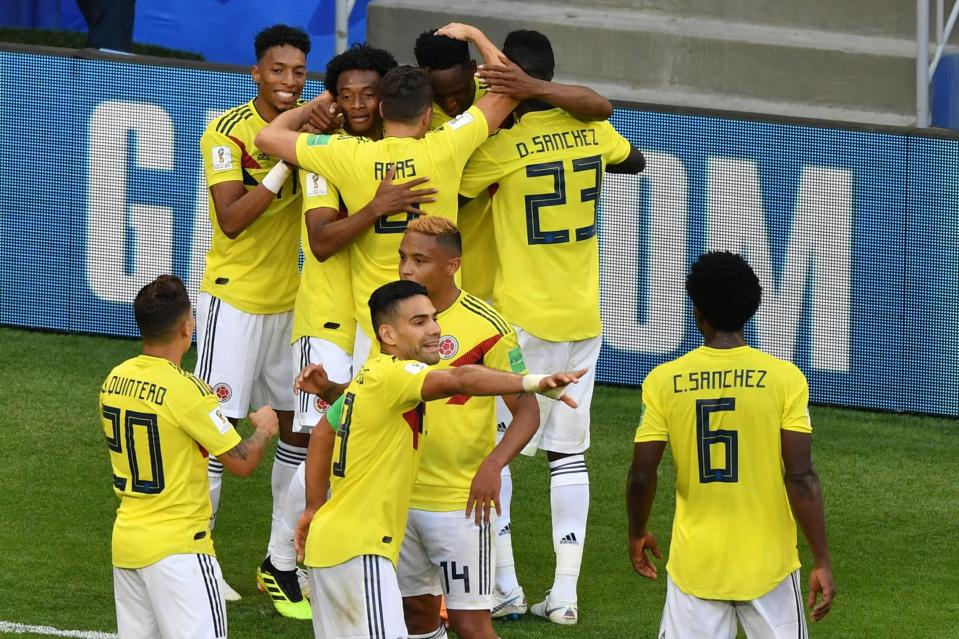  Colombia recorded two wins in their group, beating Poland 3-0 and Senegal 1-0