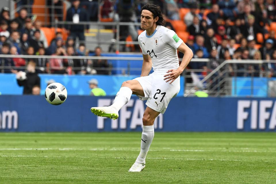  2. Edinson Cavani (Uruguay) - £5million