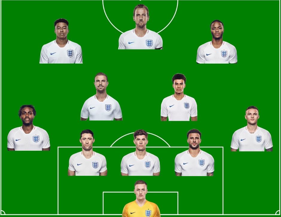  Is this the England XI Gareth Southgate will pick for Monday's Tunisia clash?