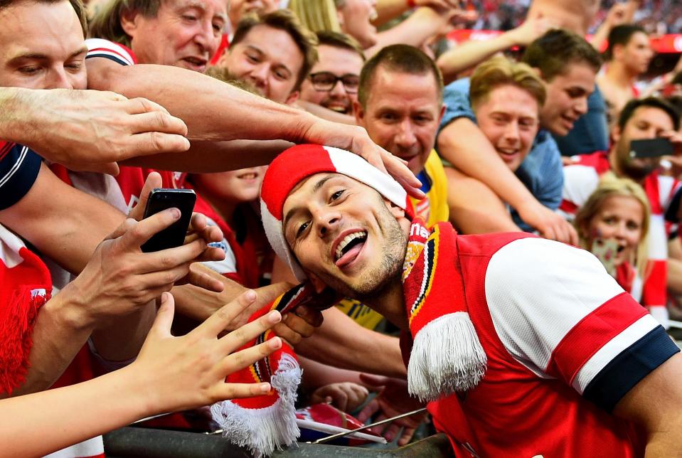  Wilshere is a firm favourite at the Emirates, having spent 17 years with Arsenal