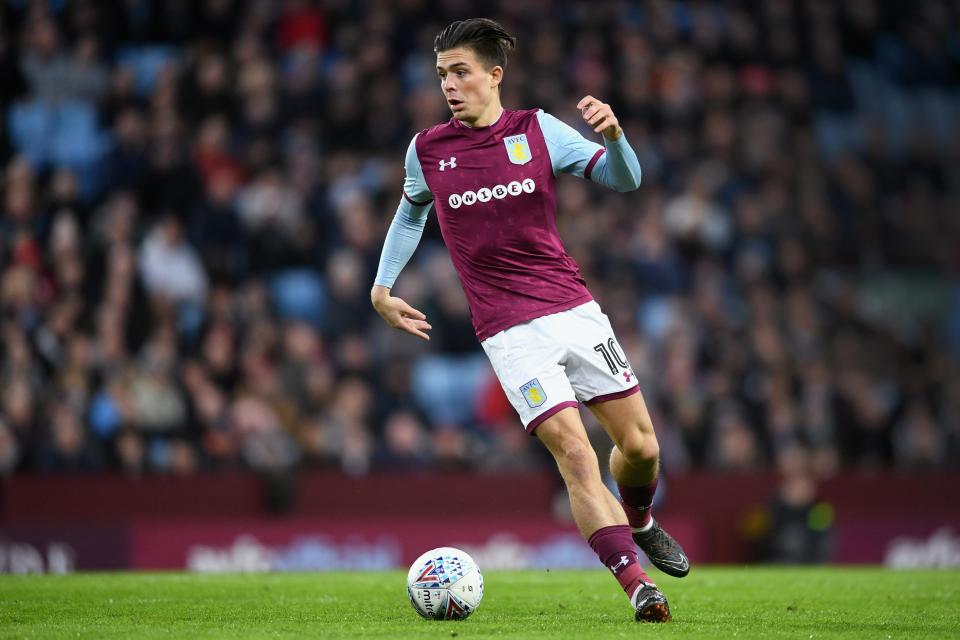  Grealish scored three goals in 31 appearances for Villa last season