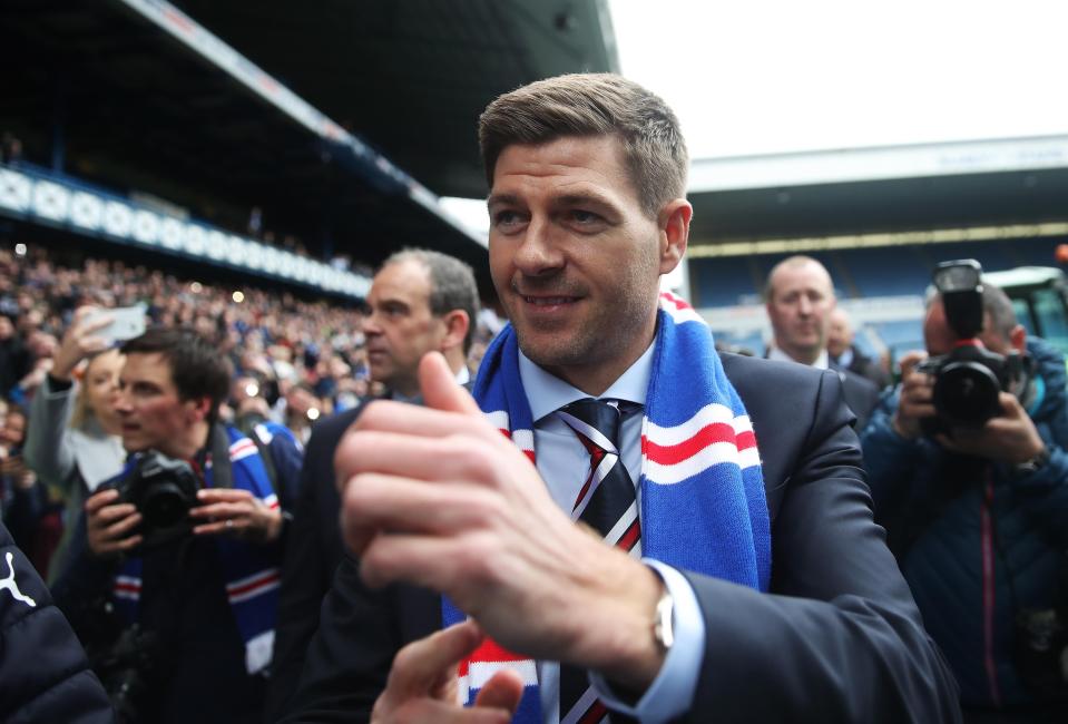  New Rangers boss Steven Gerrard has big plans