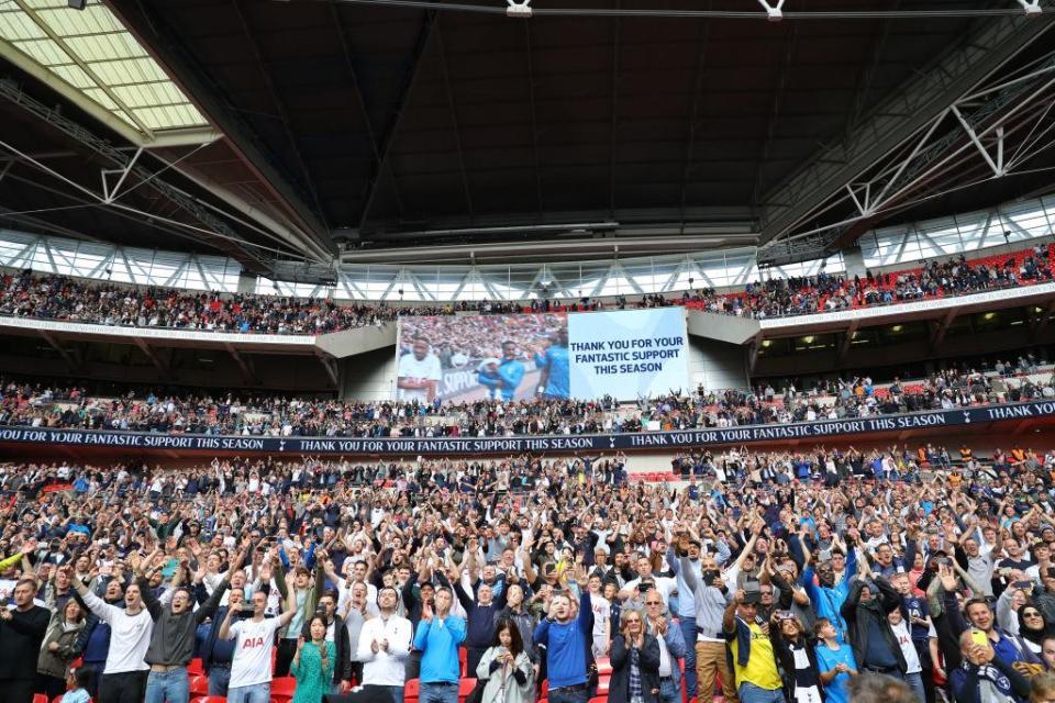  Spurs would like to play their first home game at Wembley - where they played in the 2017/18 season