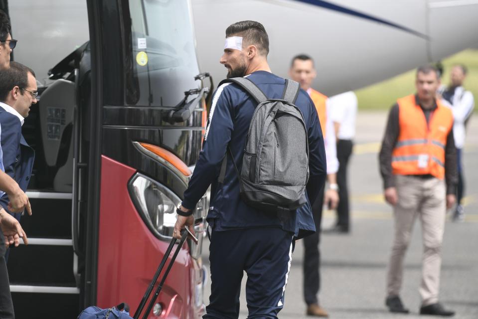  The striker has been in the wars