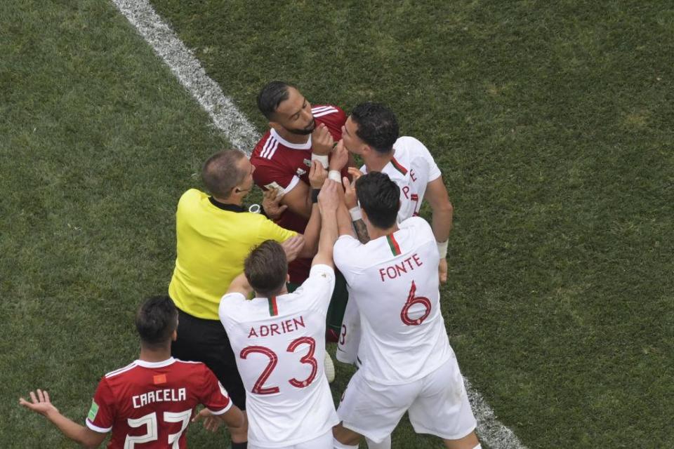  Tensions nearly spilled over after the incident