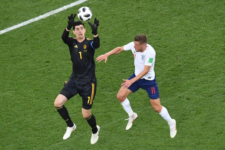  Courtois is one of the tallest keepers in world football