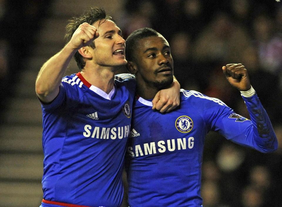  Kalou and Lampard are still close friends having spent six years together at Chelsea