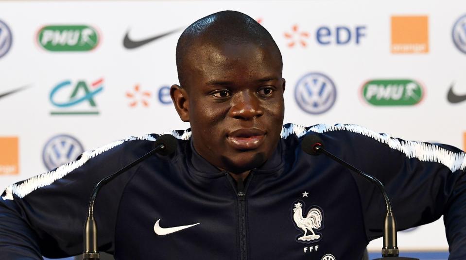  Kante has dismissed talk over his Chelsea future... for now