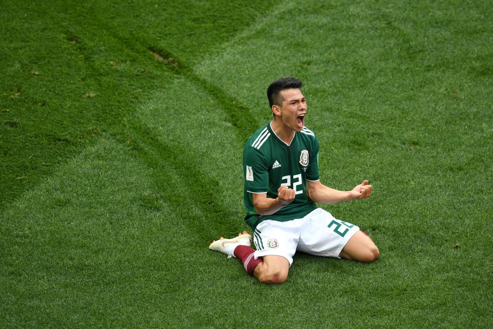  Could Mexico hero Lozano be playing at the Emirates Stadium next season?