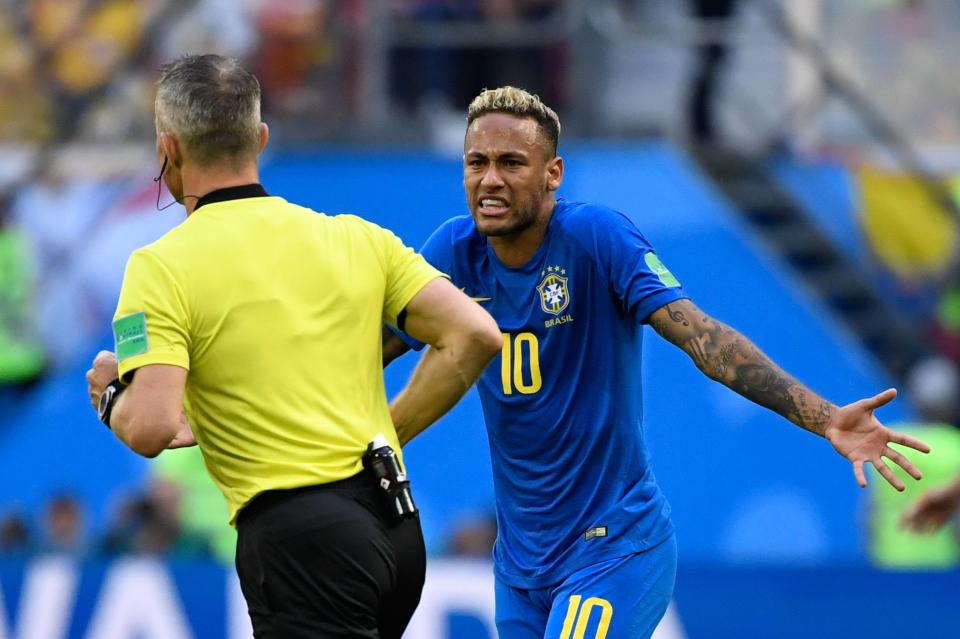  But many were not impressed by the forward's behaviour during the game - and he confronted players and officials and constantly looked for fouls