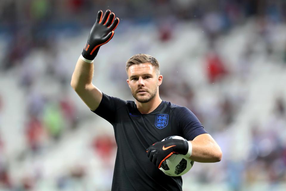  Jack Butland is unlikely to be picked in Gareth Southgate's next England squad based on his current form