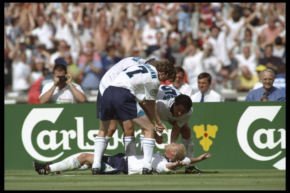 Paul Gascoigne's iconic celebration at Euro 96