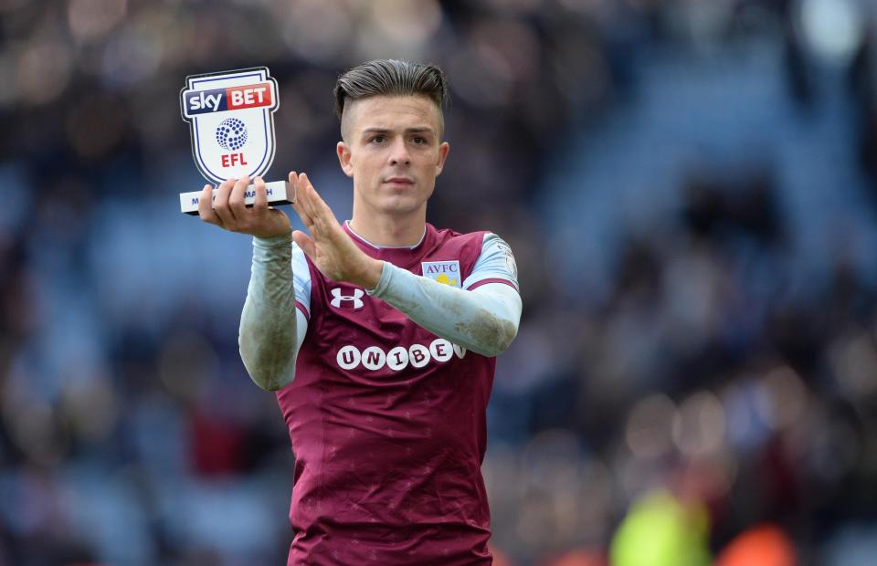  Grealish helped Villa to the play-off final last season
