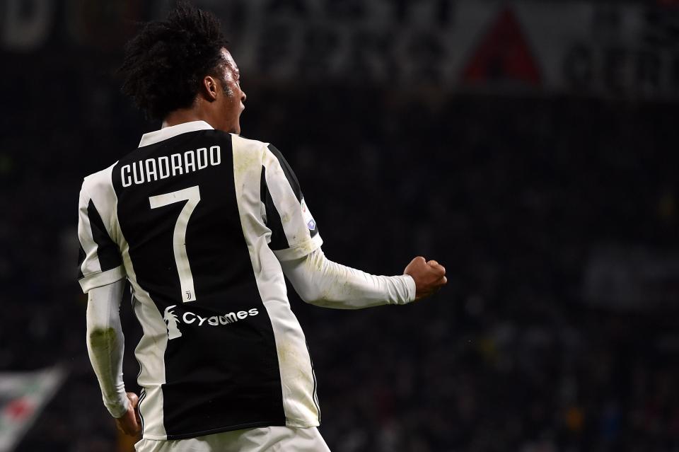  Juan Cuadrado has given up his No.7 shirt at Juventus