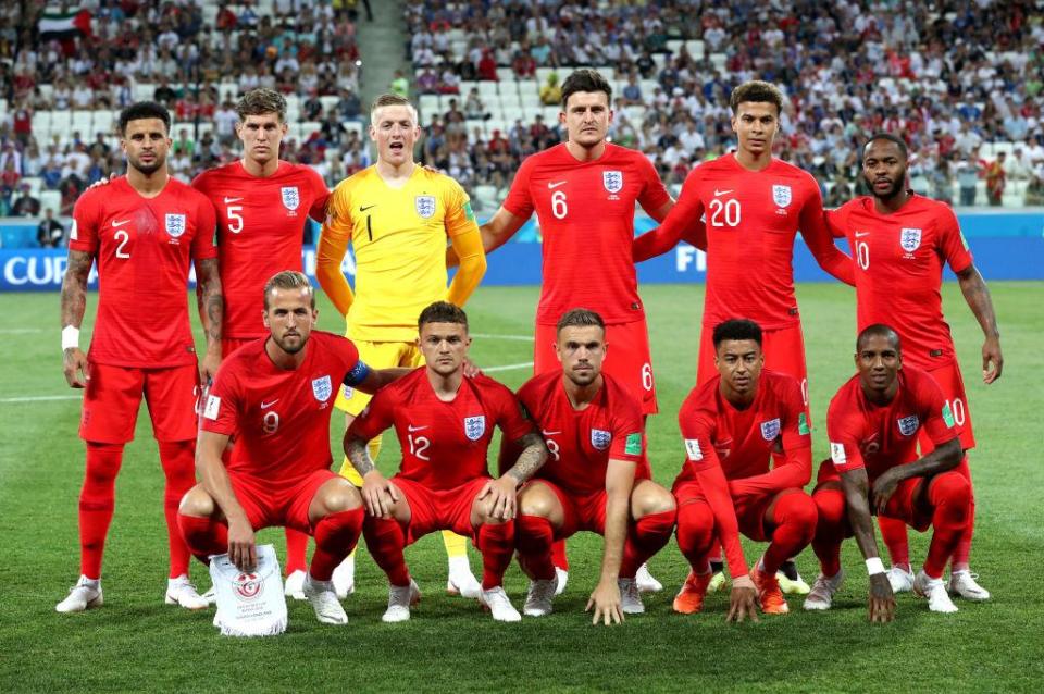  England will wear red against Colombia just like they did in their opener against Tunisia