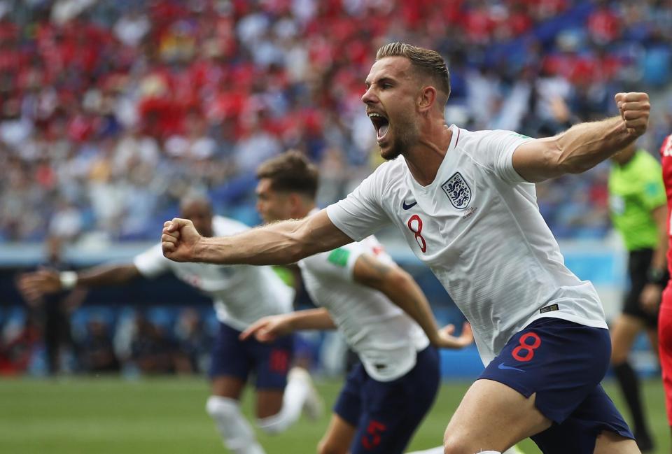  Jordan Henderson was a key part of England's historic run in Russia