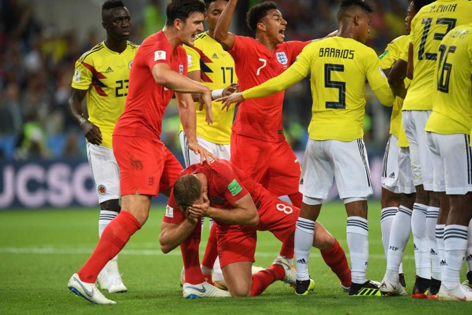  The game saw Henderson go down in a heap after a clash with Barrios