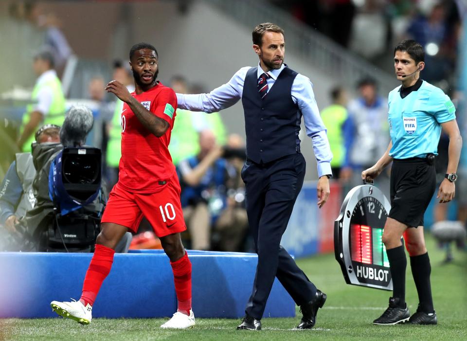  Southgate looks set to stick by Raheem Sterling