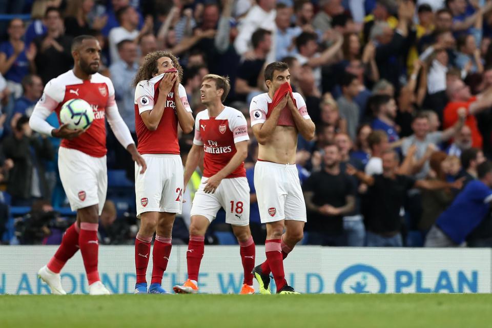  Arsenal have conceded five goals from their first two games of the season