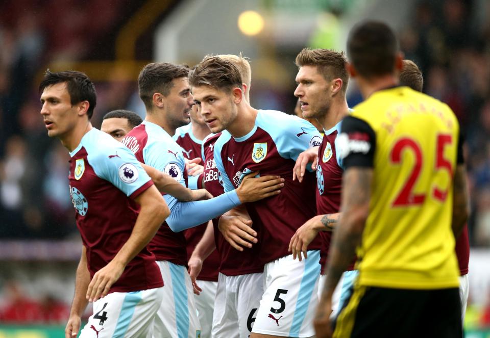  James Tarkowski's goal was the only bright point for Burnley.