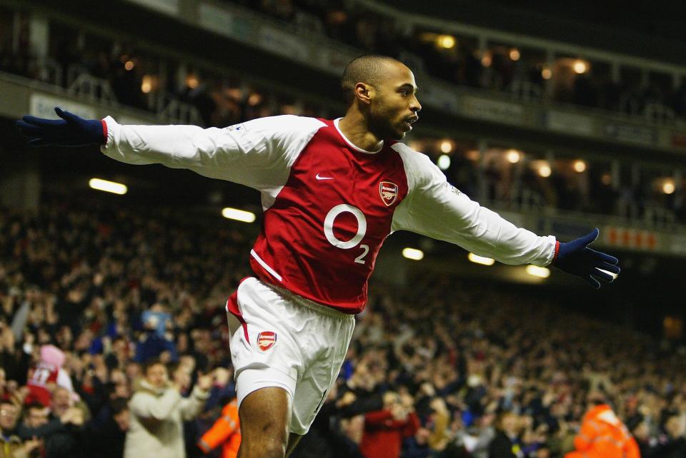  Thierry Henry is Arsenal's record goalscorer, having netted 228 times for the north London club