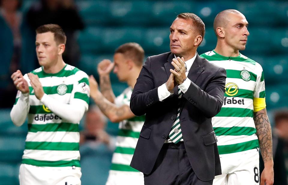  Brendan Rodgers has failed to guide Celtic to the Champions League group stages for the first time