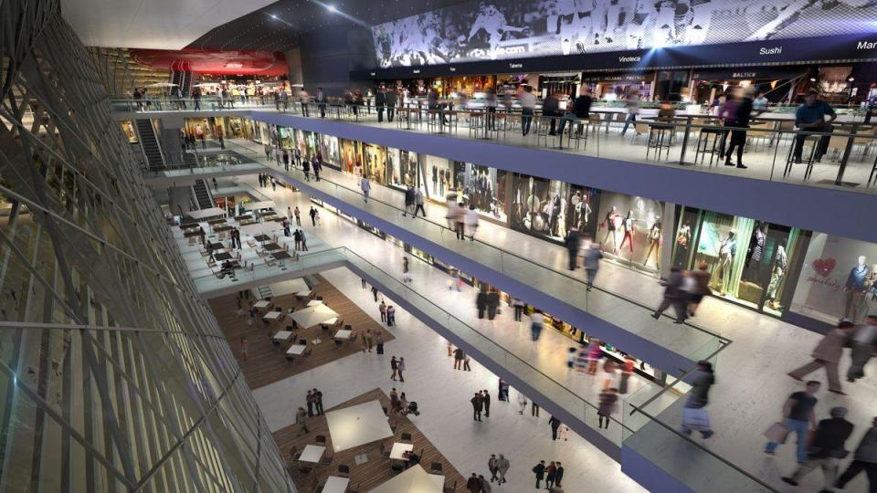  Restaurants also feature in the complex