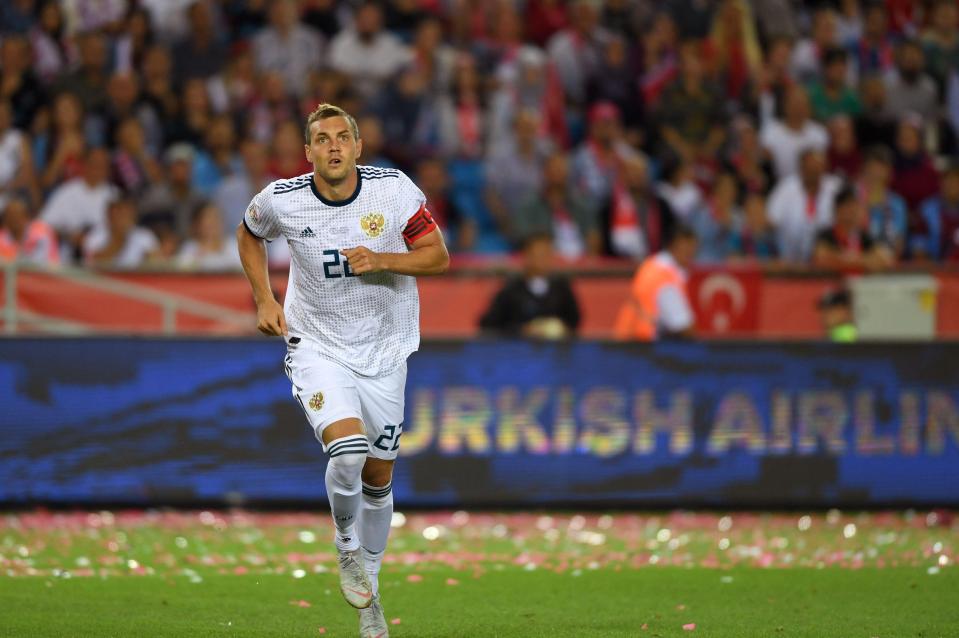  Artem Dzyuba scored for this summer's World Cup hosts