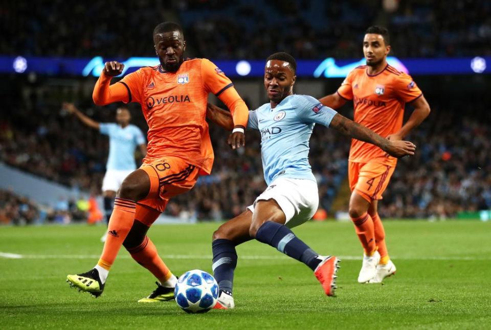  Tanguy Ndombele caught the eye in Lyon's shock defeat of Manchester City in September