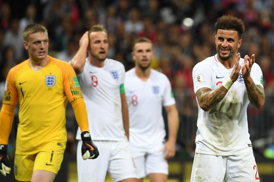  Walker was part of the England side that reached the World Cup semi-final
