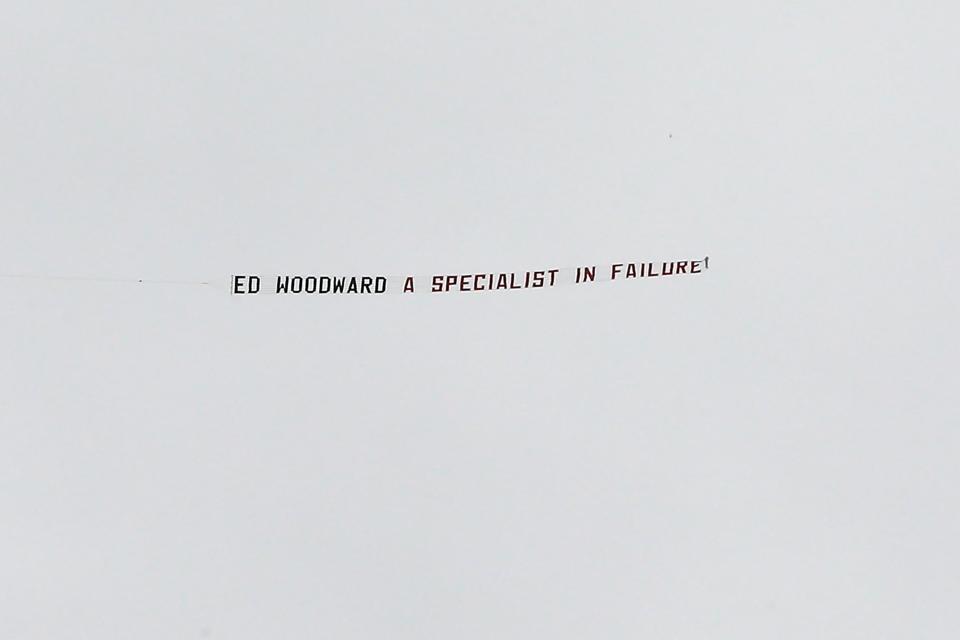  The banner which flew over Turf Moor yesterday