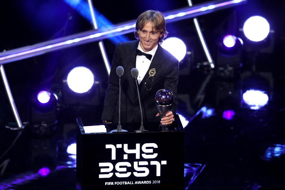  Modric was named The Best